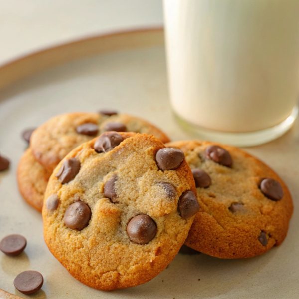 Bolacha com pepitas de chocolate